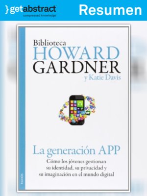 cover image of La generación app (resumen)